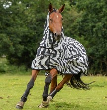 % Bucas Sweet Itch Zebra Fliegendecke Ekzemerdecke - UVP €149,00 -HSS %