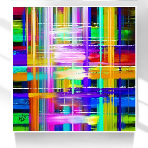 Leinwand bild abstrakt - leinwand,