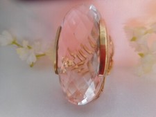 Glamouröser Echter WEISSER QUARZ Damen Ring Sehr Hohes Edelstein-Karatgewicht!