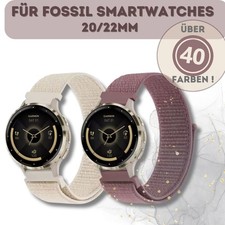 Nylon Armband für Fossil Q Founder Explorist SmartWatch 20mm 22 mm ✅ Loop gewebt