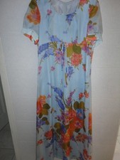  Unikat! Partykleid, Ballkleid! bodenlang, Vintage, komplett gefüttert