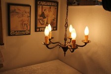 Kronleuchter Deckenleuchte Hängelampe Lampe Leuchte Altbau Villa alt antik Prunk