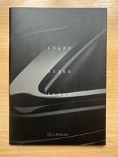 Prospekt Katalog - LEXUS - LS 400 - GS 300 - IS 200 - 1999