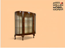 Kleine antike Vitrine Vollholz