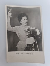 Gina Lollobrigida Autogramm Original Autograph Autogrammkarte ohne Signatur