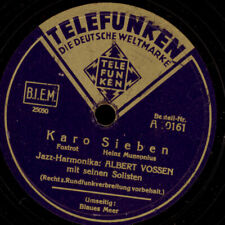 ALBERT VOSSEN MIT SEINEN SOLISTEN Karo Sieben/ Blaues Meer Schellackplatte S4259