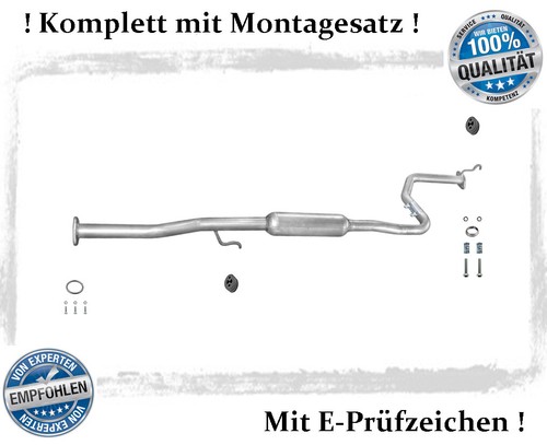 Mittelschalldämpfer für