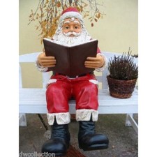 WEIHNACHTSMANN MIT BUCH
