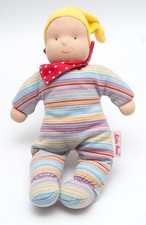 Käthe Kruse Puppe Gugguli Mütze geringelt gelb Stofftier