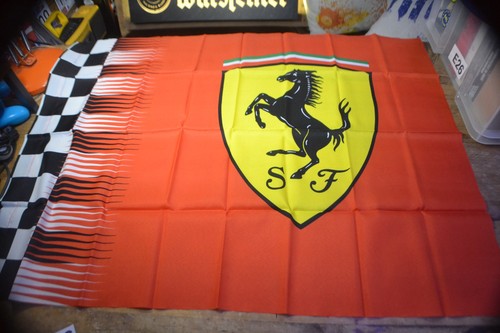 Ferrari flagge neu retro - neu,
