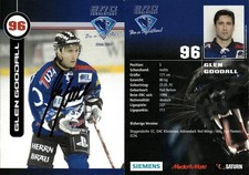 GLEN GOODALL  Autogramm AK Autogrammkarte Eishockey ERC Ingolstadt 2006-07