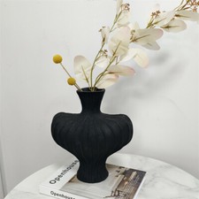 Blumenvase Tischvase weiss