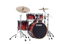 TAMA Starclassic Performer Drum Kit 4 teilig - Dark Cherry Fade/Chrom HW