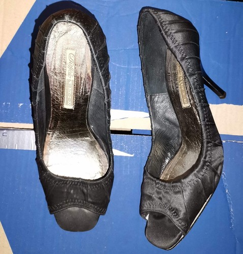 High heels buffalo peeptoes - high,