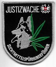 Österreich K-9 DHF Suchtmittel Hundeführer JUSTIZWACHE Abzeichen Patch Polizei