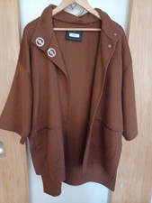 RIANI Damen Wollmantel, Größe 40 Braun