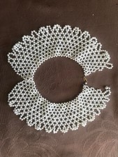 Perlenkragen, abnehmbar, Vintage,  Kunstperlen, wie abgebildet