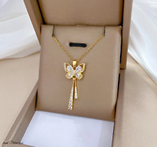 Damen Halskette Schmetterling