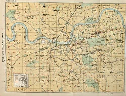 Bahn und straßenbahnkarte - u-bahn,