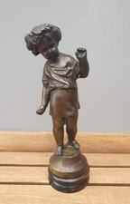 Bronze Figur Junge Auguste