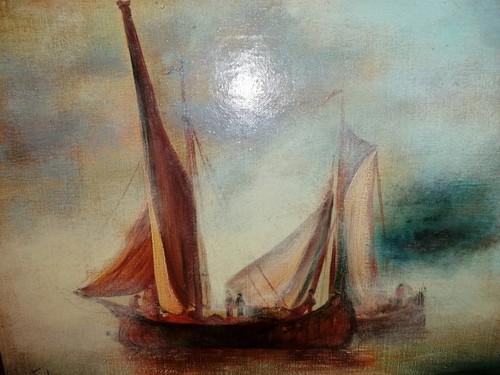 Museale seelandschaft mit - museale,