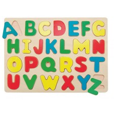 ABC PUZZLE KINDER Buchstaben Steckpuzzle Holzspielzeug Lernspielzeug # 90068
