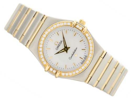 Damenuhr omega constellation - damenuhr,