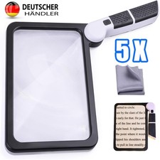 5-fache Große Lupe mit Licht