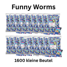 1600x Funny Worms Fruchtgummi