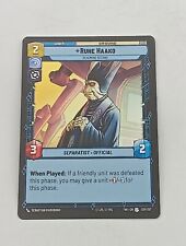 Star Wars Unlimited TCG Einzelkarte Rune Haako NM