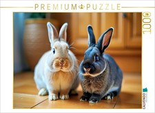 CALVENDO Puzzle Kaninchen, die dein Zuhause wärmen. | 1000 Teile Lege-Größe 64x4