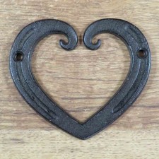 Herz Gusseisen Hufeisen Glück