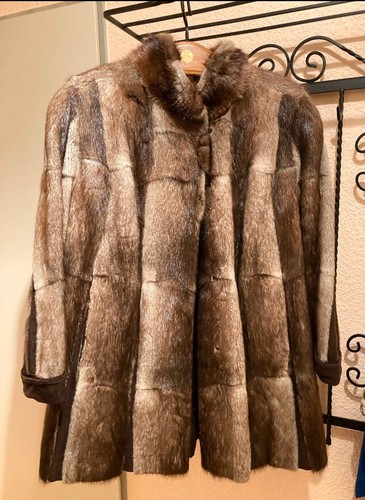 Pelzjacke bisam echtpelz - bisam,