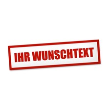 Wunschtext Magnetschild Auto
