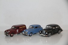 1/43 Konvolut aus 3 OPEL Modellautos Kapitän / Olympia / Olympia Kasten ohne OVP