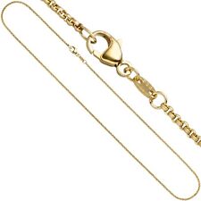 Halskette 585 echt Gold 2,5 mm Gelbgold 50 cm massiv glänzend Rundankerkette neu