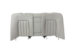 Sitzbezug Rückenpolster durchgehend für Rücksitzbank Hi Leder Alpaca Grau C21...