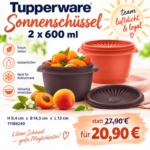Tupperware sonnen duo - sonnen,