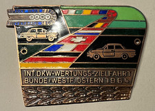 Alt EmailBronze Plakette DKW Zielfahrt Bünde Ostern 1964 Auto PKW Oldtimer 11cm