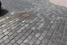  Pflastersteine gebraucht, dunkel-bunt, Großpflaster