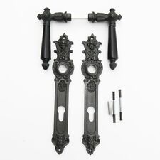  Haustür Beschlag Gründerzeit Gußeisen antik  ENGEL & TEUFEL  5-1b-GE