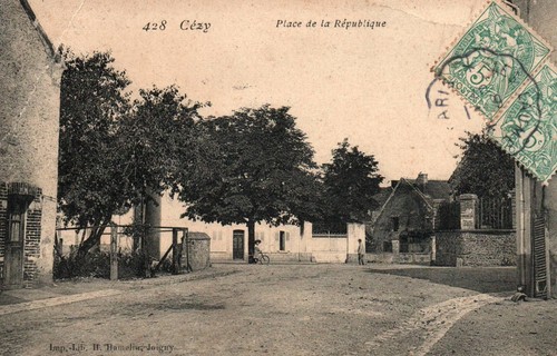 Cpa cezy 428 - (yonne),