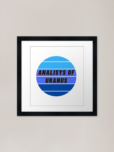 Analyse des uranus gerahmter - analyse,