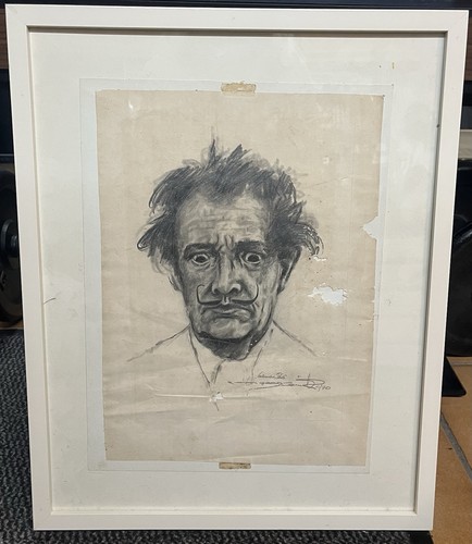 Vintage portrait salvador dali - portrait,