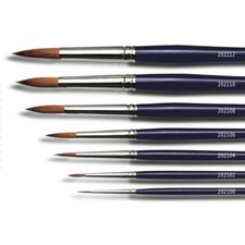 SOLO GOYA Künstlerpinsel Rotmarder imit. rund Gr. 5x0 bis 12