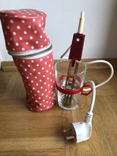 Tauchsieder inkl. Glas und Hülle Heizspirale Made in Westdeutschland Duralex Alt