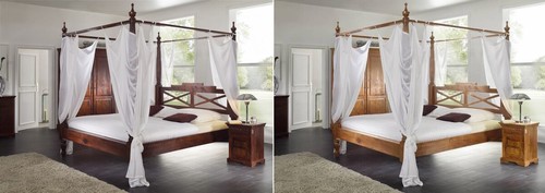 Traumhaftes luxus himmelbett - traumhaftes,