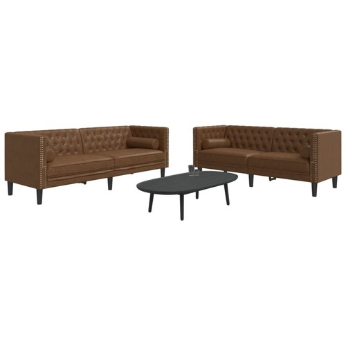 Tlg chesterfield sofa set - 2-tlg., chesterfield-sofa-set