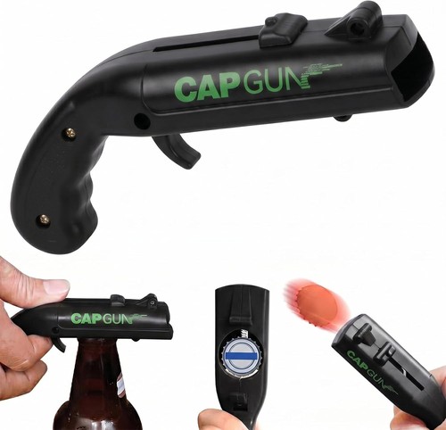 Creative cap gun bottle opener - cap,