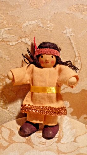 Winzling biegepuppe indianerin - biegepuppe,